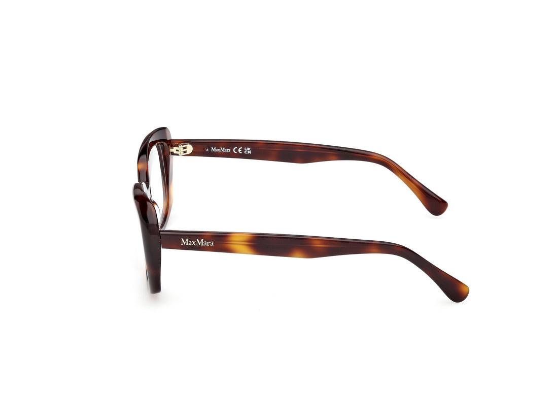 Brillen maxmara mm5211 052 havana round femenino größe 52mm - Detailansicht