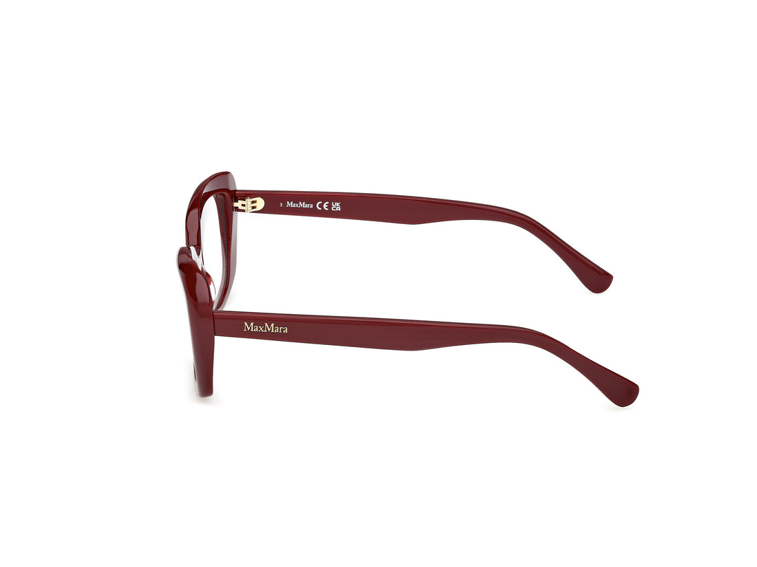 Brillen maxmara mm5211 069 burdeos round femenino größe 52mm - Detailansicht