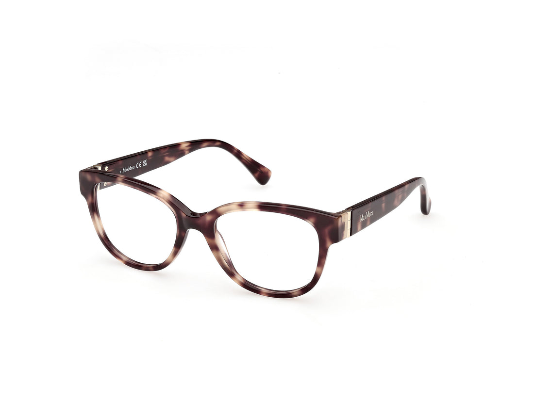 Prescription glasses maxmara mm5229 052 havana round femenino size 52mm - Main view
