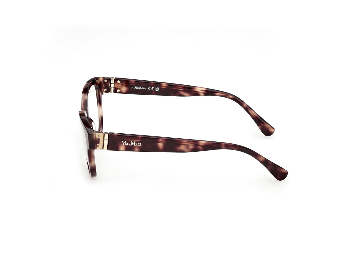Prescription glasses maxmara mm5229 052 havana round femenino size 52mm - Detailed view