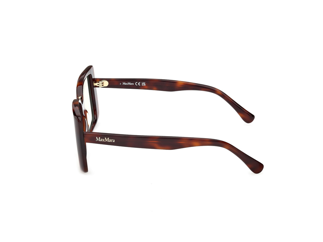Prescription glasses maxmara mm5231-b 052 havana rectangular femenino size 52mm - Detailed view