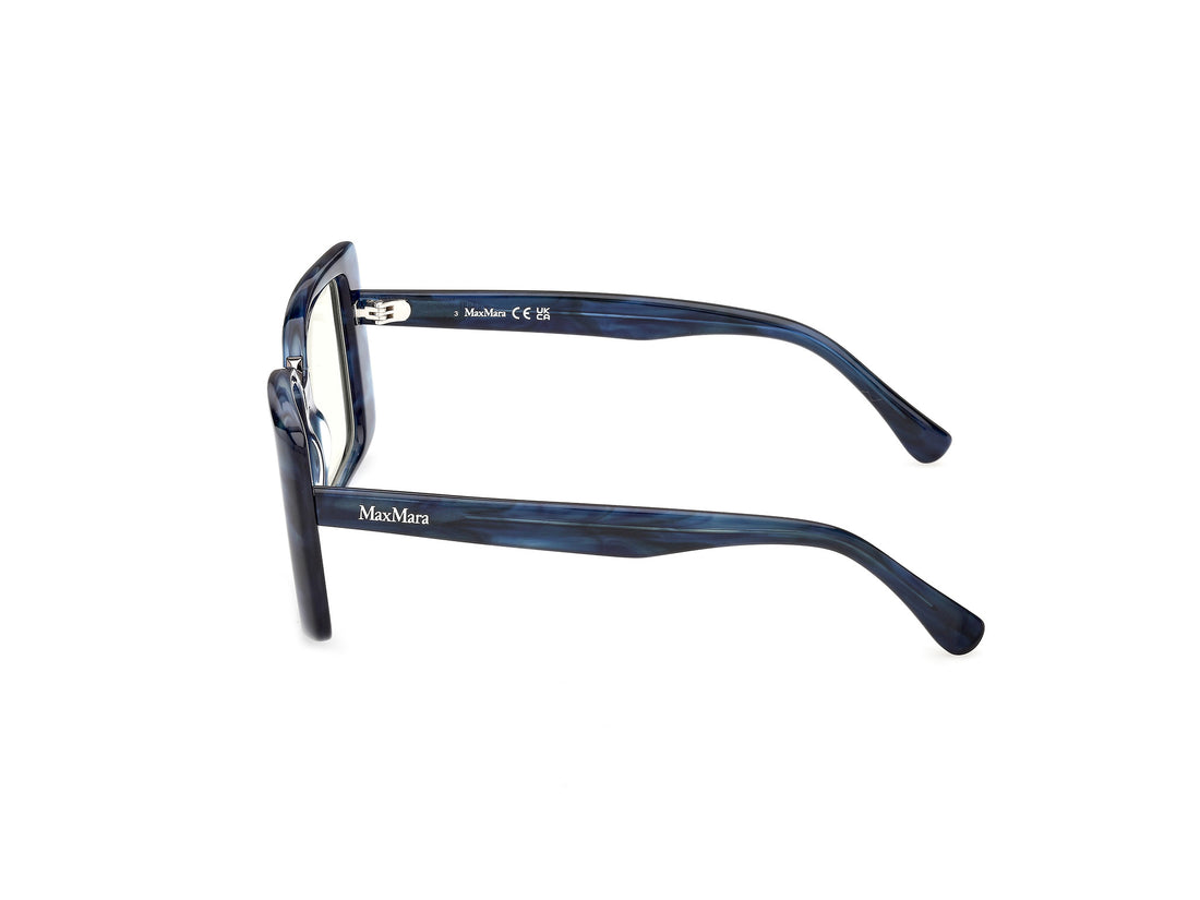 Prescription glasses maxmara mm5231-b 092 azul rectangular femenino size 52mm - Detailed view