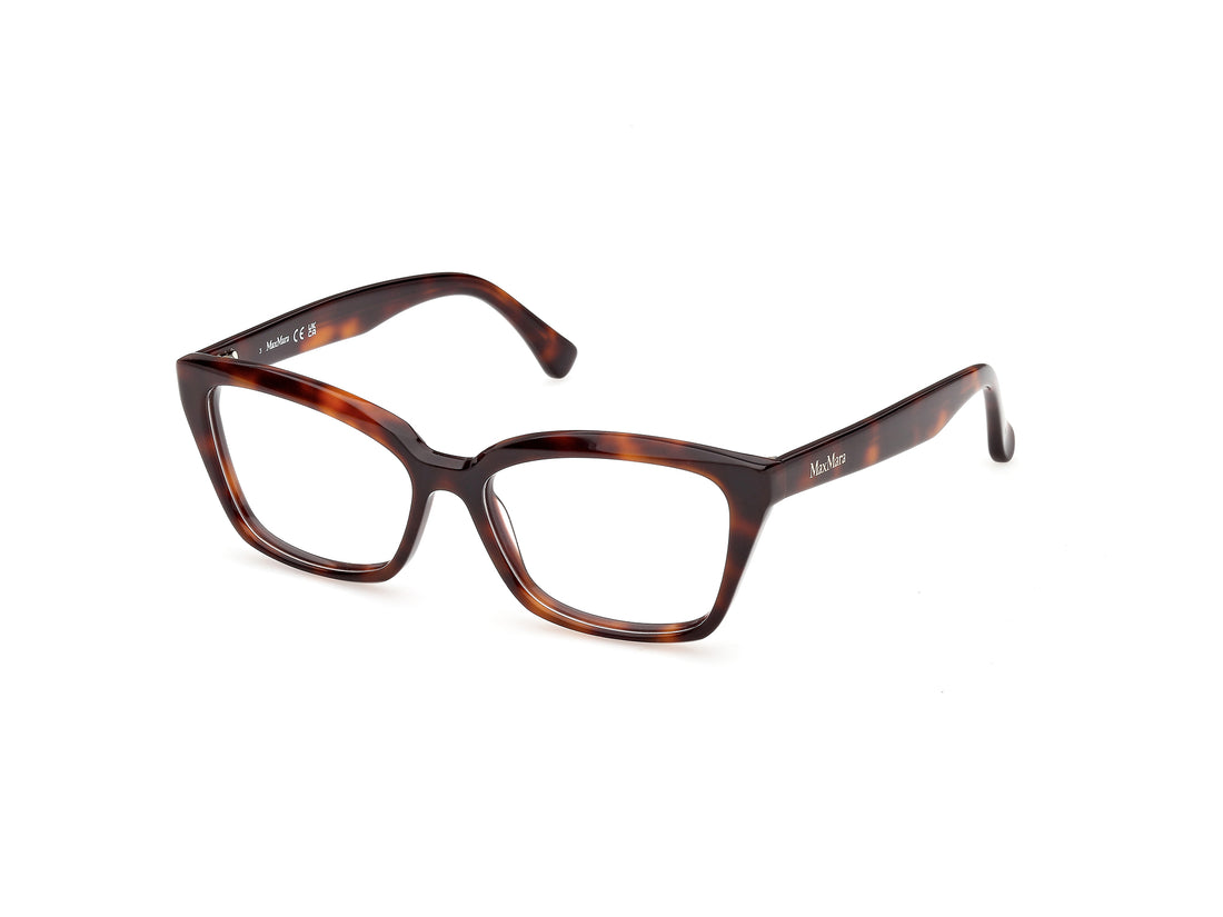 Prescription glasses maxmara mm5232 052 havana cat eye femenino size 54mm - Main view