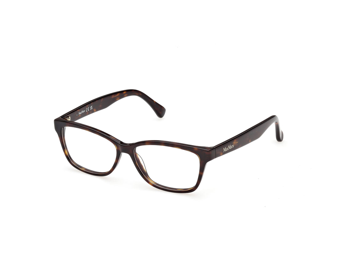 Prescription glasses maxmara mm5237 052 havana rectangular femenino size 52mm - Main view