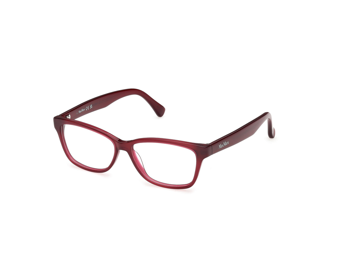 Prescription glasses maxmara mm5237 069 burdeos rectangular femenino size 52mm - Main view