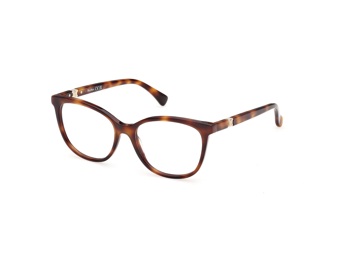 Prescription glasses maxmara mm5238 052 havana round femenino size 52mm - Main view