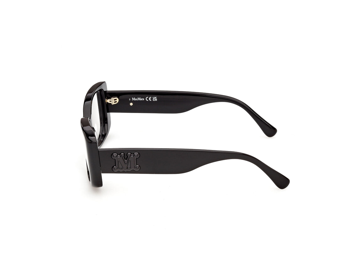 Briller maxmara mm5250 001 negro rectangular femenino størrelse 54mm - Detaljeret visning