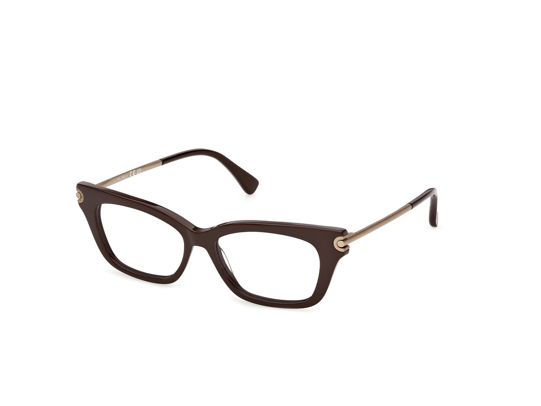 Briller maxmara mm5253 048 marron square femenino størrelse 52mm - Hovedvisning