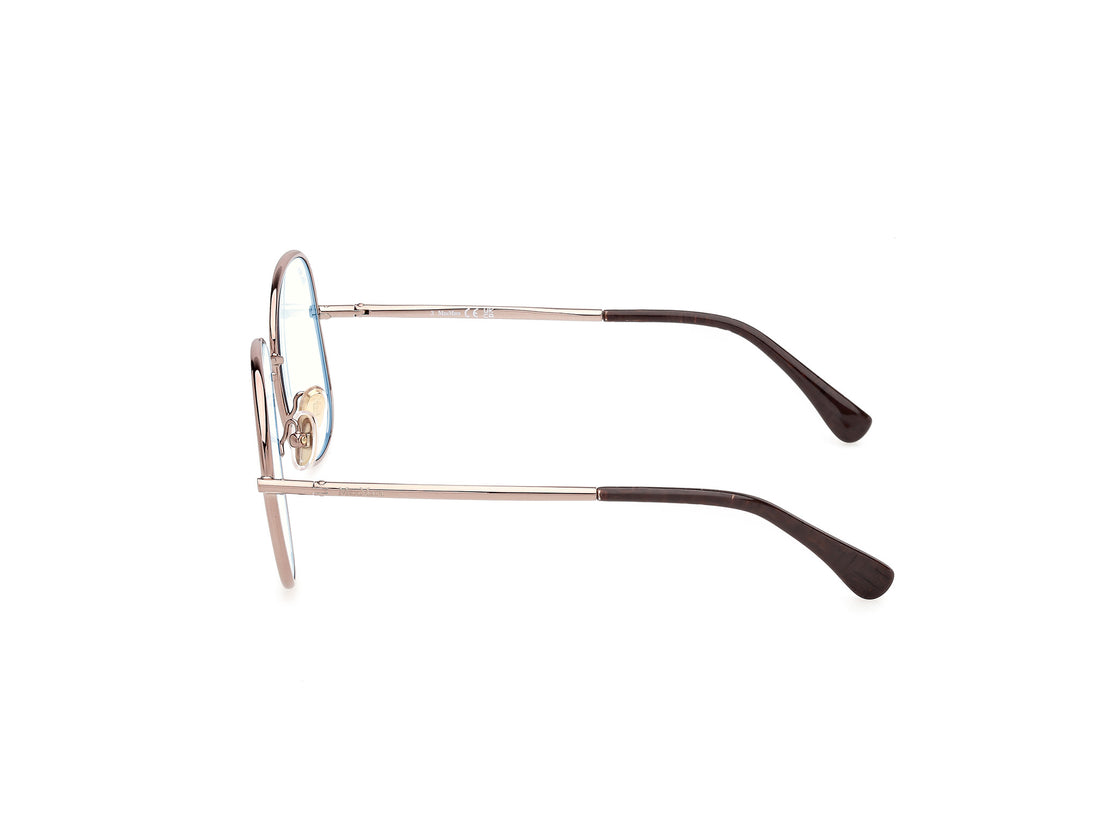 Briller maxmara mm5256-b 034 bronce geometric femenino størrelse 56mm - Detaljeret visning