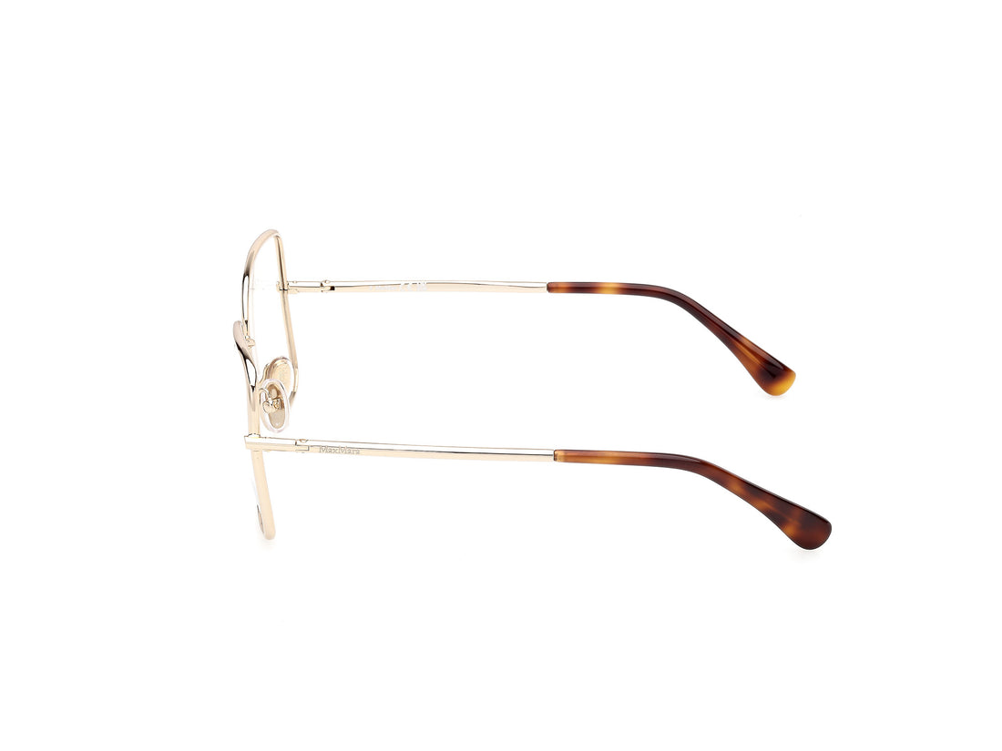 Briller maxmara mm5257 032 dorado square femenino størrelse 54mm - Detaljeret visning