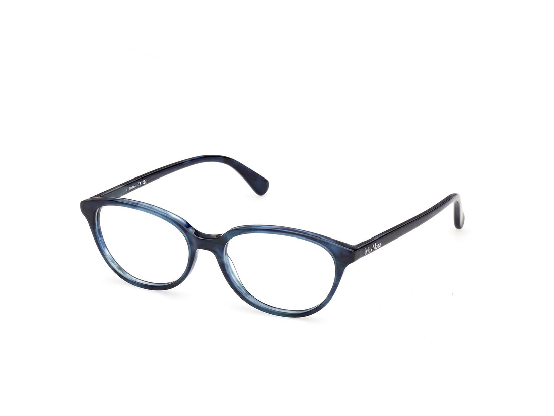 Briller maxmara mm5265 092 azul round femenino størrelse 54mm - Hovedvisning