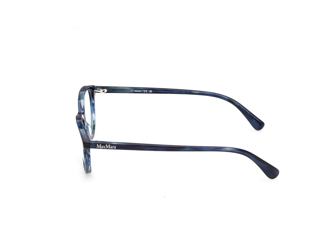 Briller maxmara mm5265 092 azul round femenino størrelse 54mm - Detaljeret visning