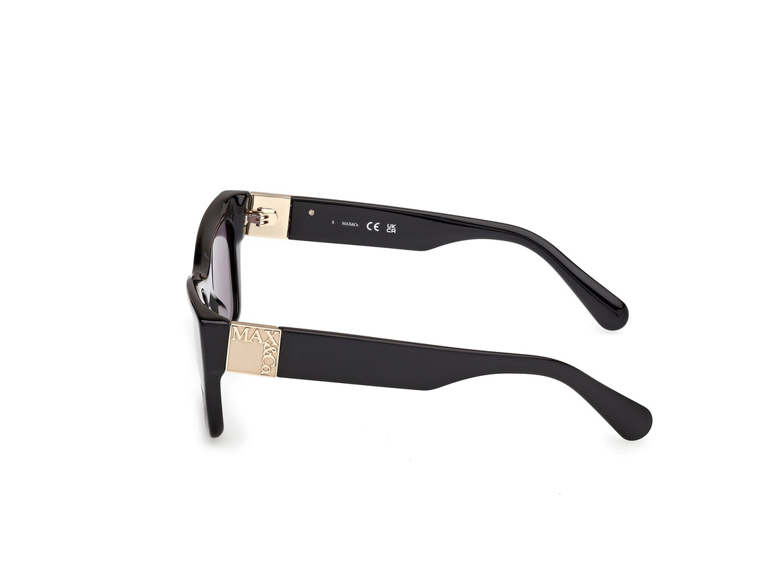 Occhiali da sole max &co mo0124 01a negro cat eye femenino taglia 50mm - Vista dettagliata