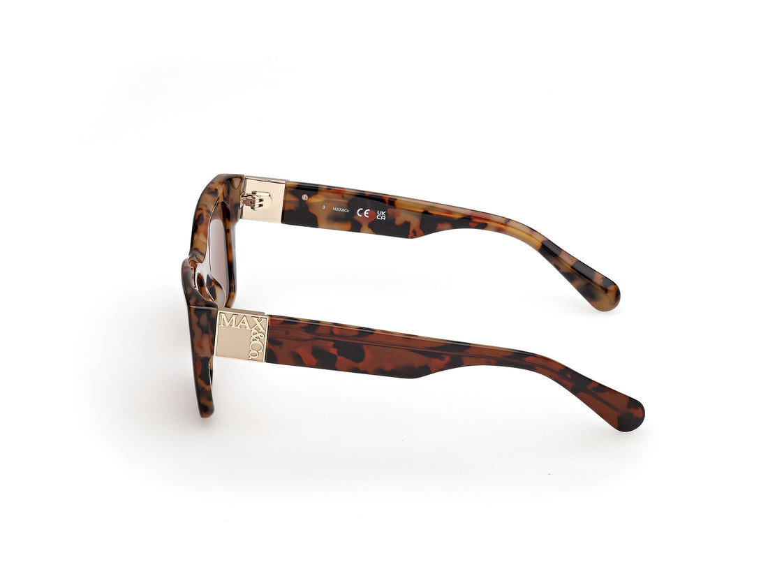 Occhiali da sole max &co mo0124 52e havana cat eye femenino taglia 53mm - Vista dettagliata