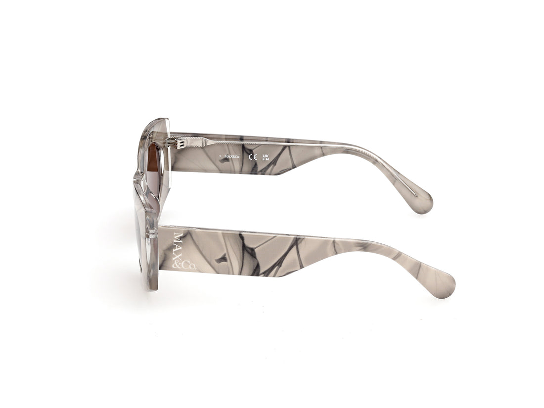 Occhiali da sole max &co mo0131 57e beige geometric femenino taglia 52mm - Vista dettagliata
