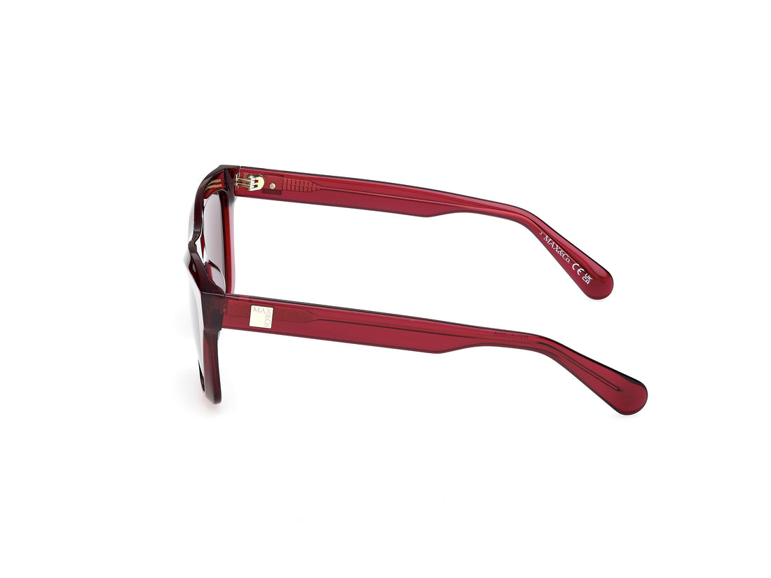 Occhiali da sole max &co mo0145 69e burdeos rectangular femenino taglia 52mm - Vista dettagliata