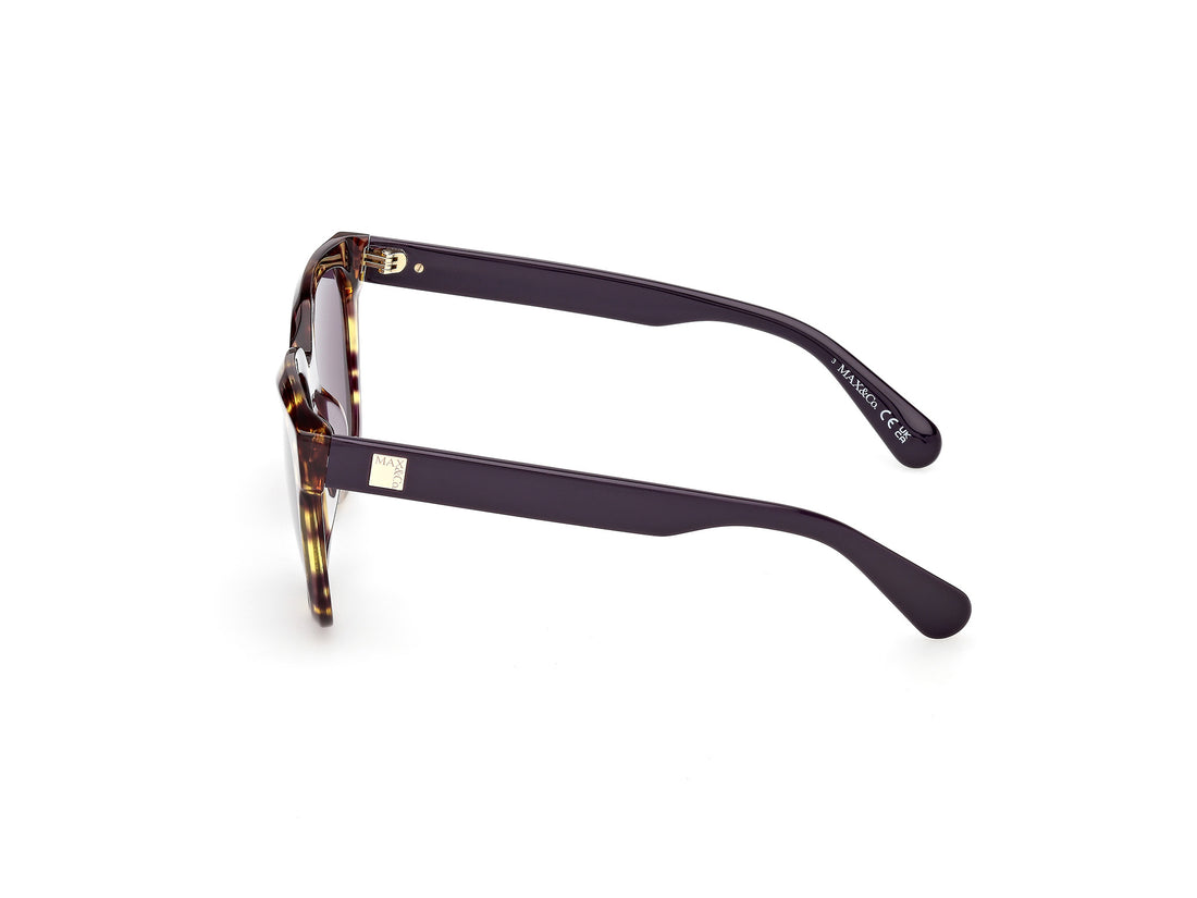 Sunglasses max &co mo0146 56y havana square femenino size 54mm - Detailed view