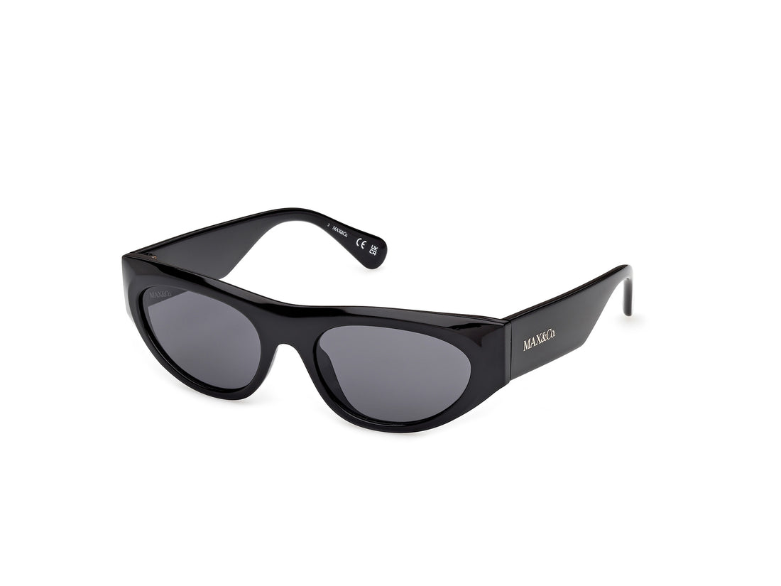 Sunglasses max &co mo0147 01a negro cat eye femenino size 50mm - Main view