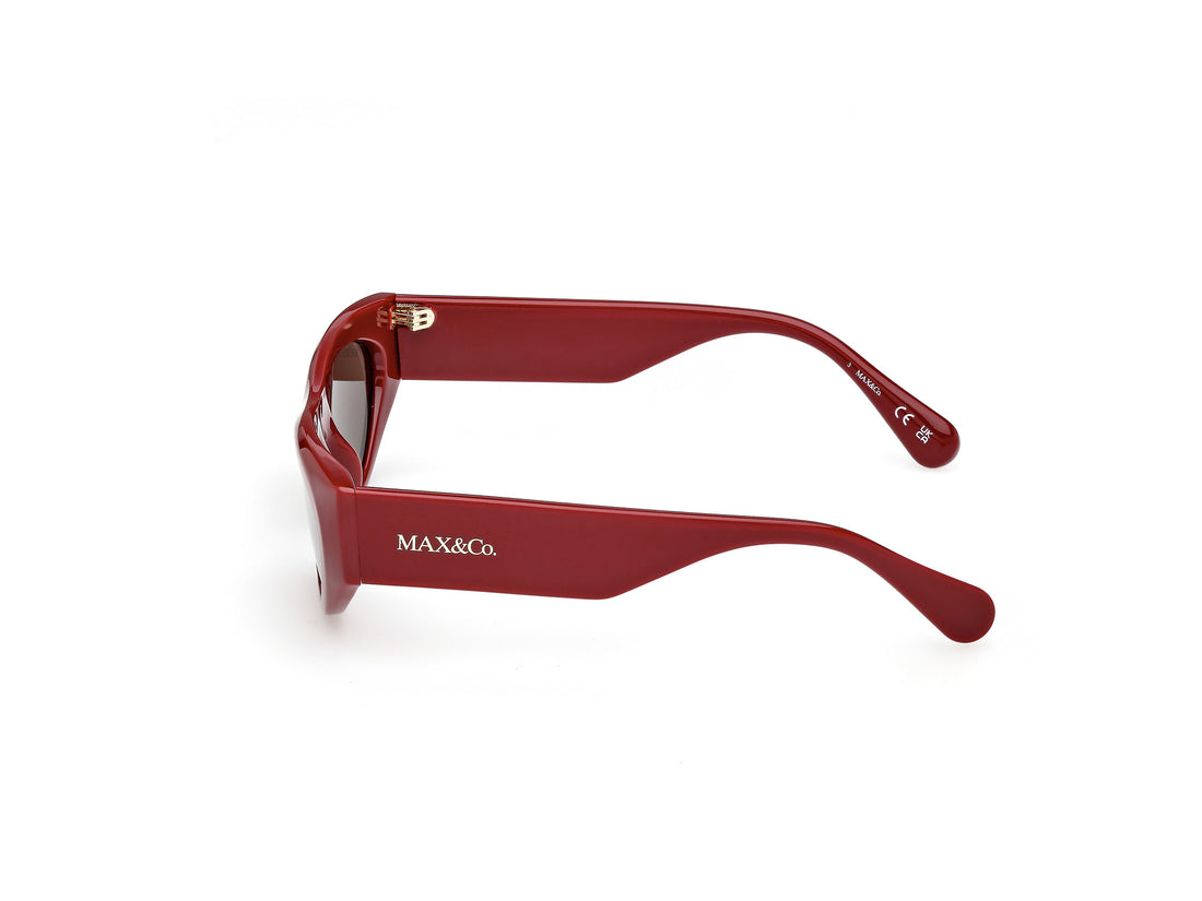 Sunglasses max &co mo0147 66e rojo cat eye femenino size 50mm - Detailed view