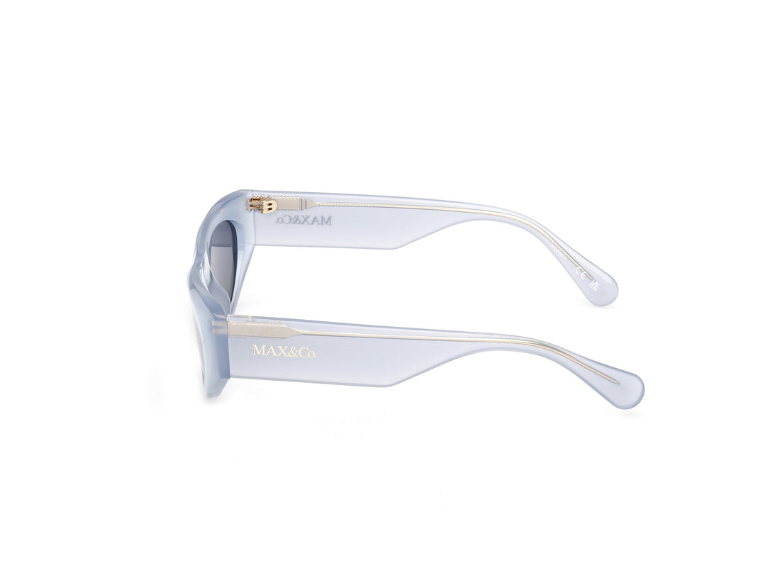 Sunglasses max &co mo0147 84v azul cat eye femenino size 53mm - Detailed view