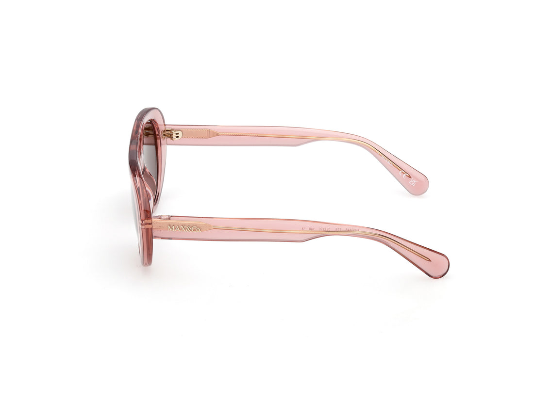 Sunglasses max &co mo0148 72e rosa round femenino size 52mm - Detailed view