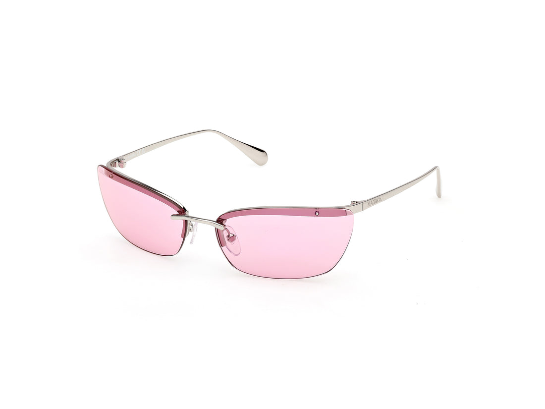 Sunglasses max &co mo0150 16z plateado butterfly femenino size 63mm - Main view