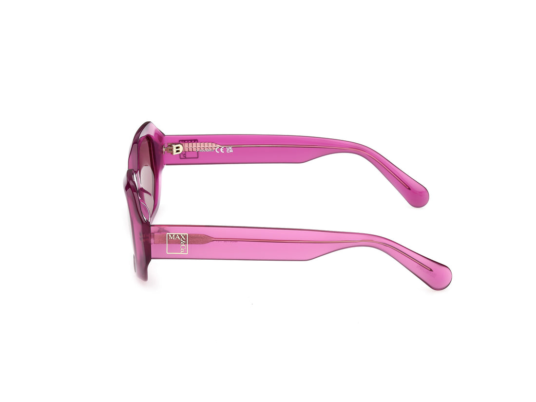 Sunglasses max &co mo0152 75y rosa geometric femenino size 52mm - Detailed view