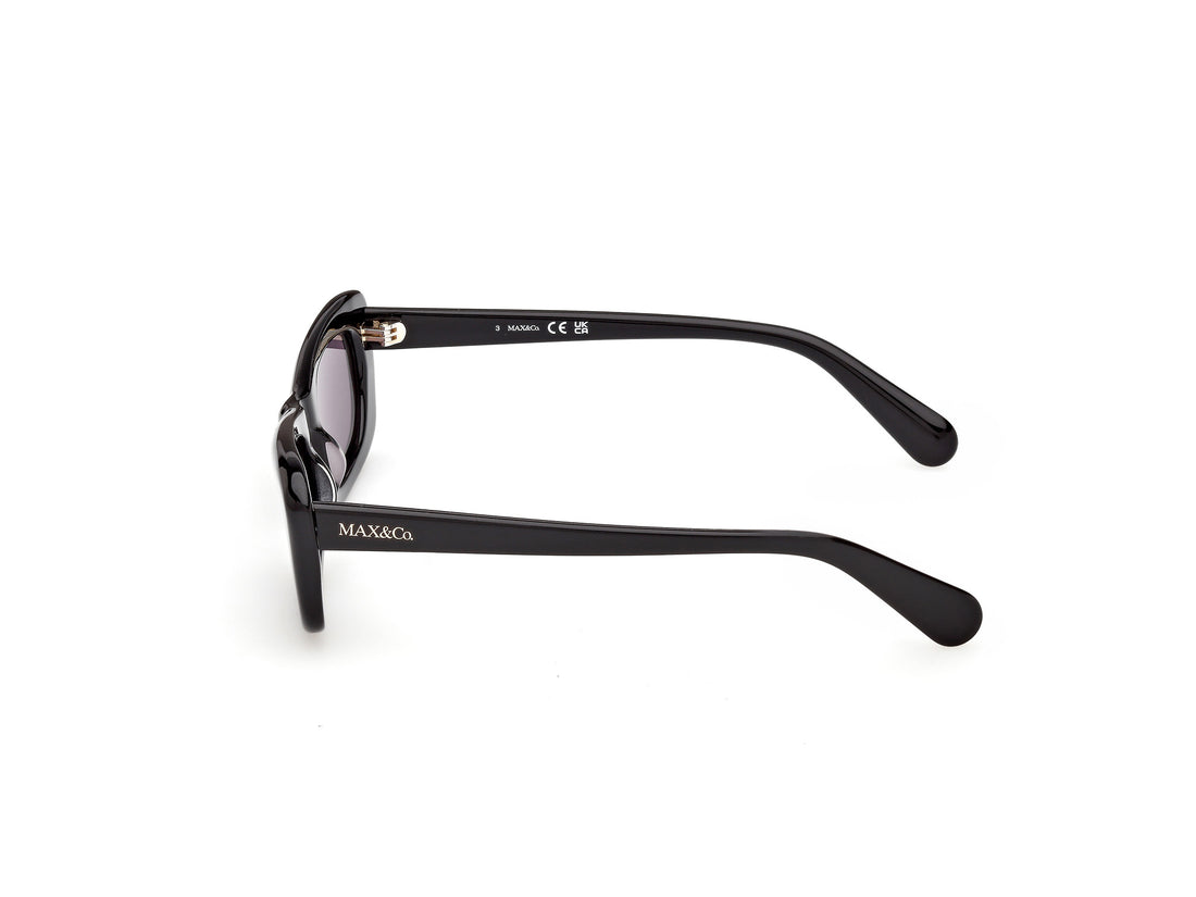 Sunglasses max &co mo0154 01a negro butterfly femenino size 52mm - Detailed view