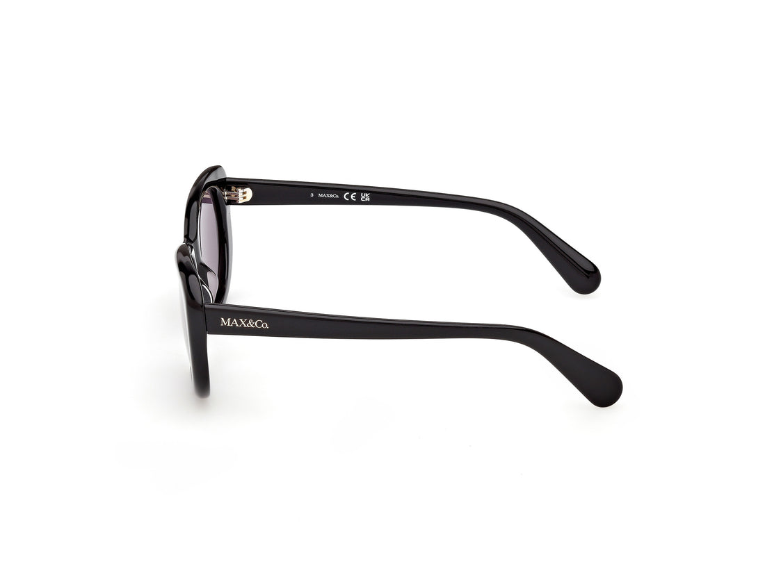 Sunglasses max &co mo0155 01a negro butterfly femenino size 54mm - Detailed view