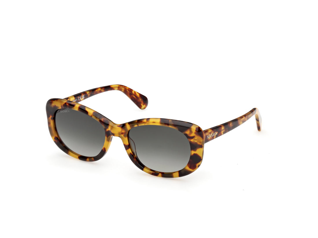 Sunglasses max &co mo0155 53p havana butterfly femenino size 54mm - Main view
