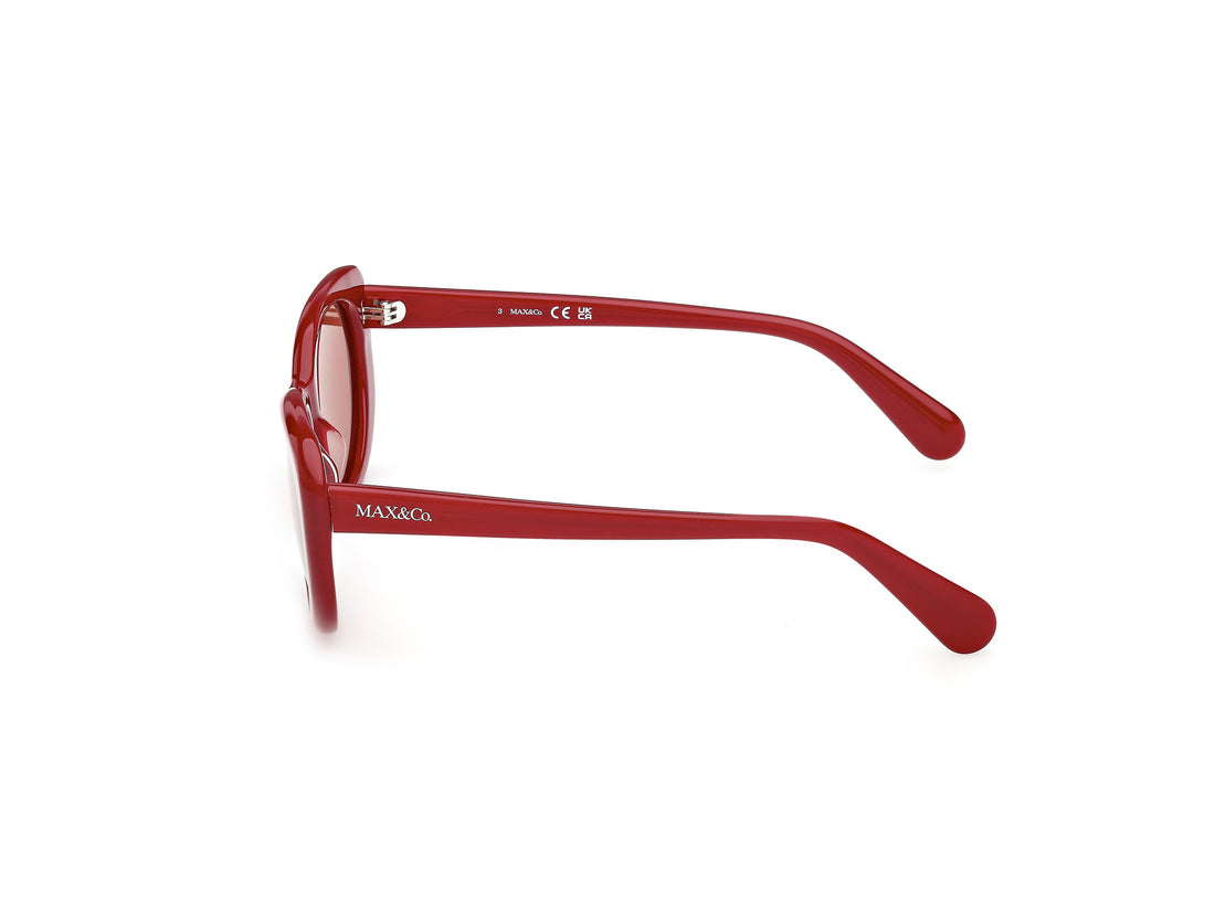 Sunglasses max &co mo0155 66e rojo butterfly femenino size 54mm - Detailed view