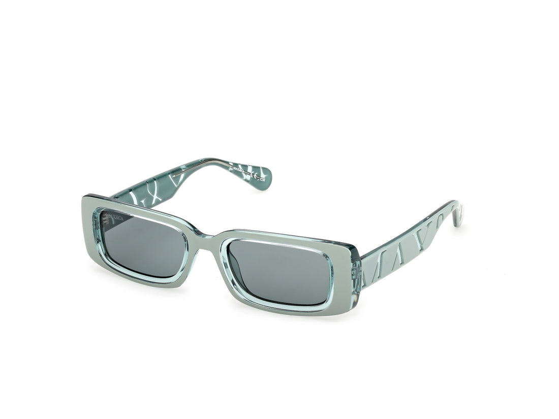 Sunglasses max &co mo0156 93n verde rectangular femenino size 50mm - Main view