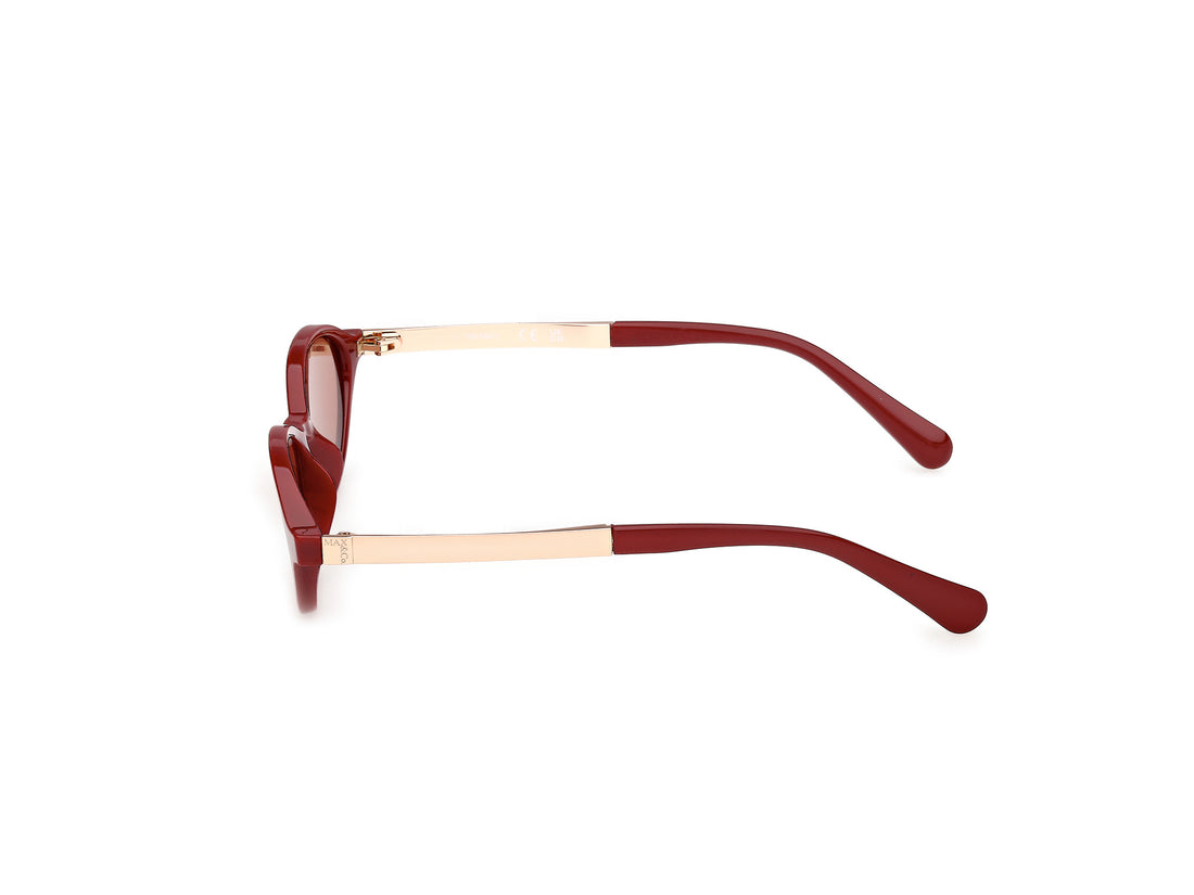 Sunglasses max &co mo0158 66e rojo oval femenino size 53mm - Detailed view