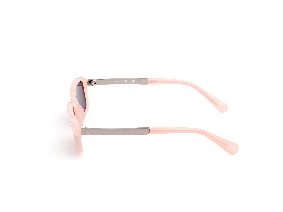 Sunglasses max &co mo0159 72a rosa rectangular femenino size 53mm - Detailed view