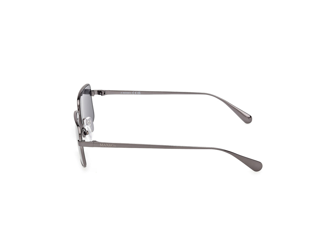 Sunglasses max &co mo0161 08a plateado square femenino size 53mm - Detailed view