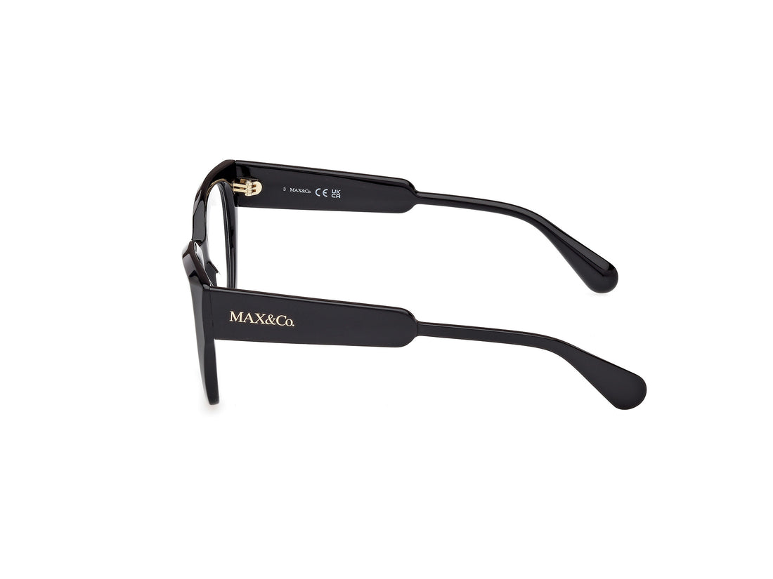 Óculos graduados max &co mo5169 001 cat eye femenino tamanho 53mm - Vista de detalhe
