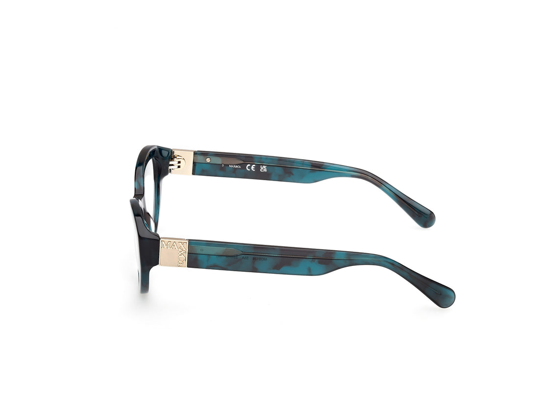 Occhiali da vista max &co mo5176 55a havana cat eye femenino taglia 53mm - Vista dettagliata