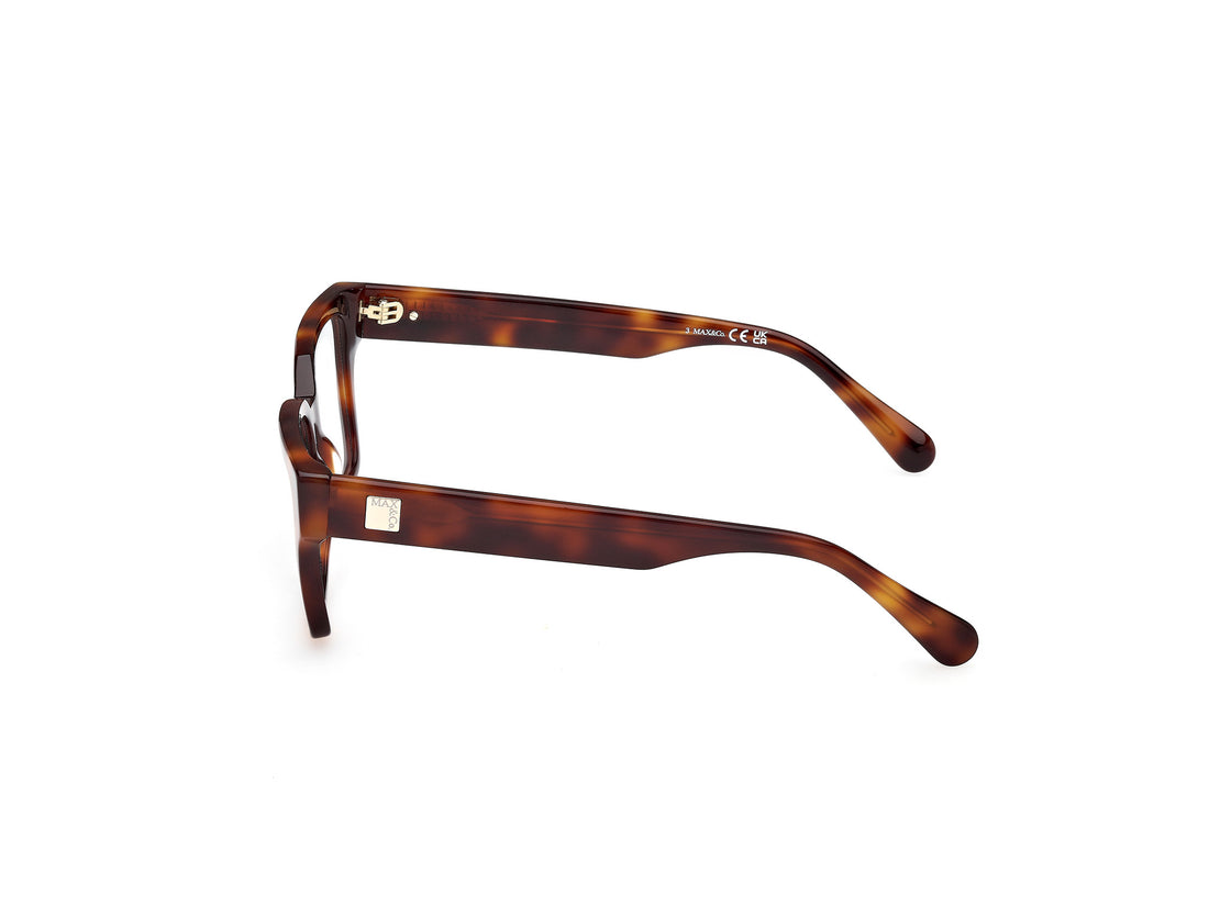 Óculos graduados max &co mo5179 052 havana square femenino tamanho 51mm - Vista de detalhe