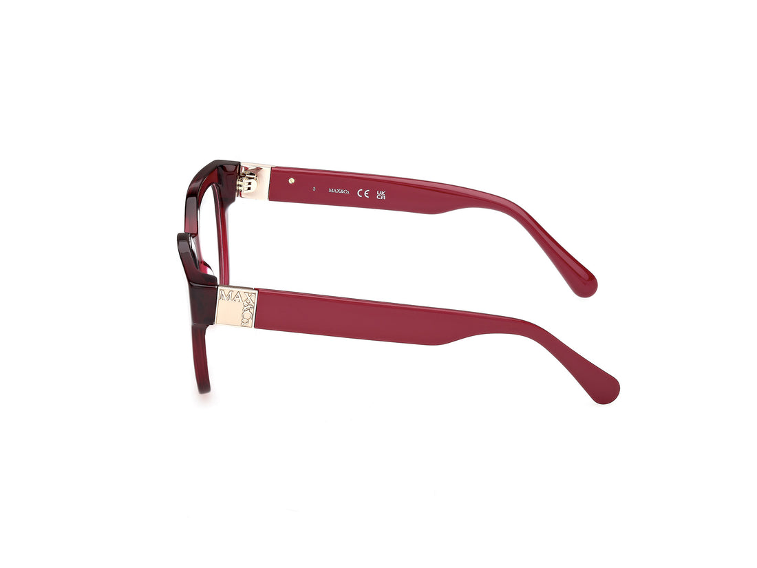 Occhiali da vista max &co mo5193 069 burdeos rectangular femenino taglia 51mm - Vista dettagliata