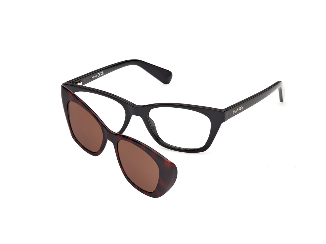 Prescription glasses max &co mo5212 005 negro rectangular femenino size 52mm - Main view