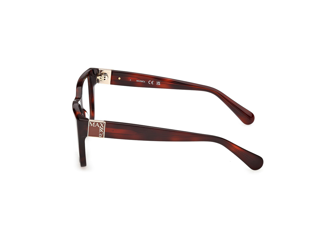 Prescription glasses max &co mo5213 052 havana square femenino size 53mm - Detailed view