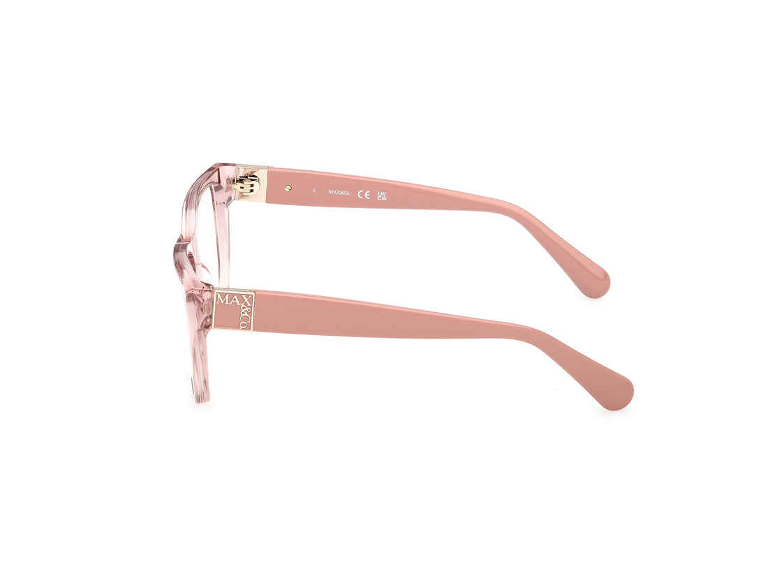 Prescription glasses max &co mo5213 072 rosa square femenino size 53mm - Detailed view