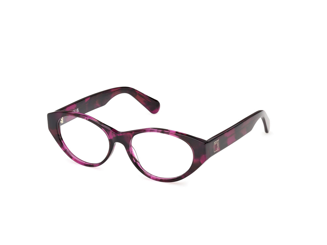 Prescription glasses max &co mo5214 055 havana oval femenino size 52mm - Main view