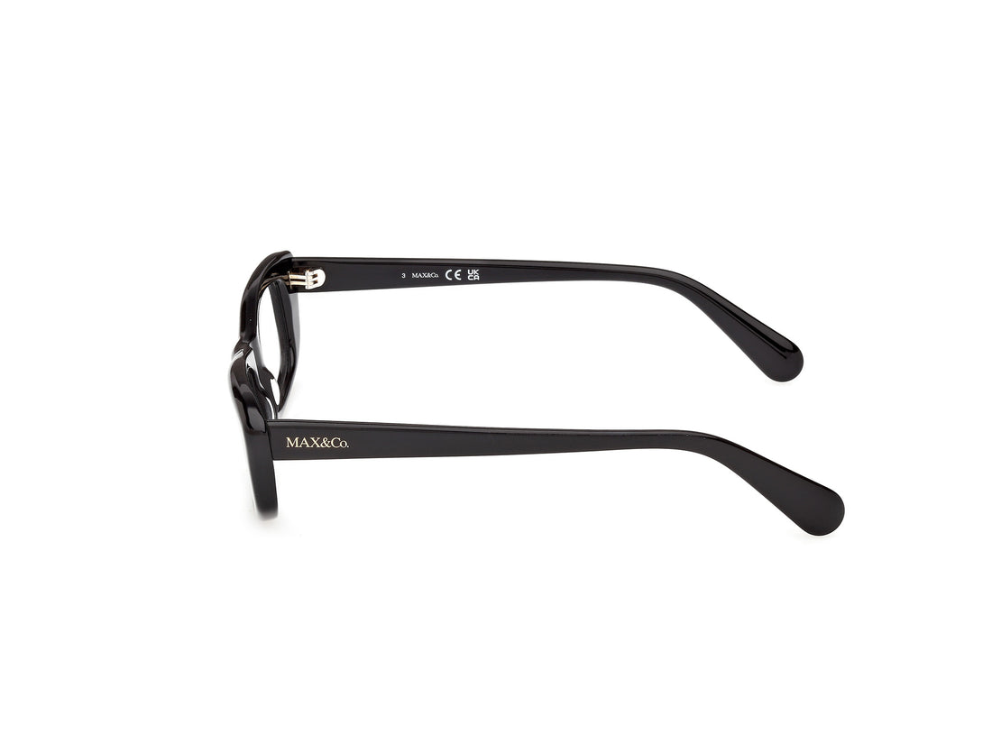 Prescription glasses max &co mo5216 001 negro rectangular femenino size 51mm - Detailed view