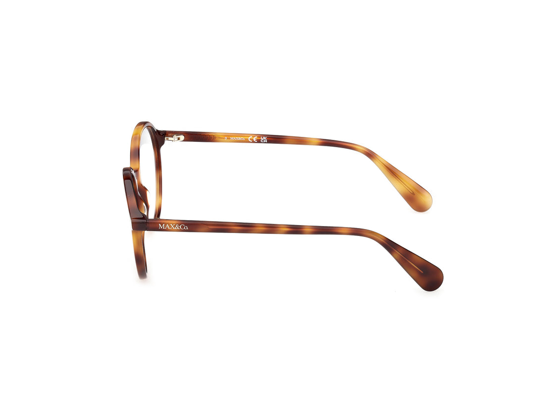 Prescription glasses max &co mo5217 052 havana round femenino size 52mm - Detailed view