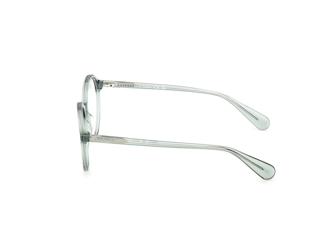 Prescription glasses max &co mo5217 093 verde round femenino size 52mm - Detailed view