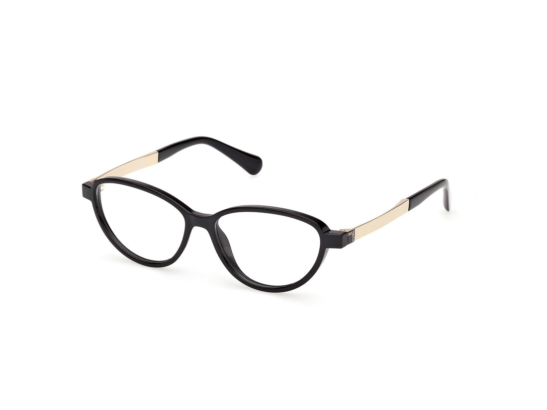 Prescription glasses max &co mo5219 001 negro oval femenino size 53mm - Main view