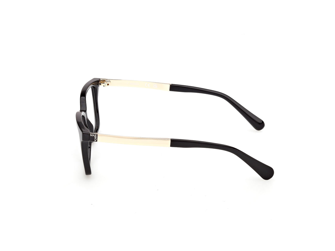 Prescription glasses max &co mo5220 001 negro square femenino size 53mm - Detailed view