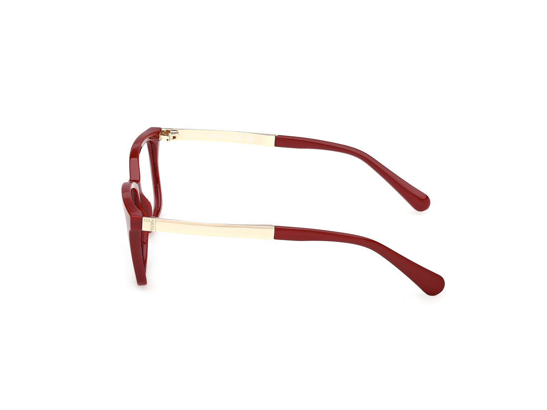 Prescription glasses max &co mo5220 066 rojo square femenino size 53mm - Detailed view
