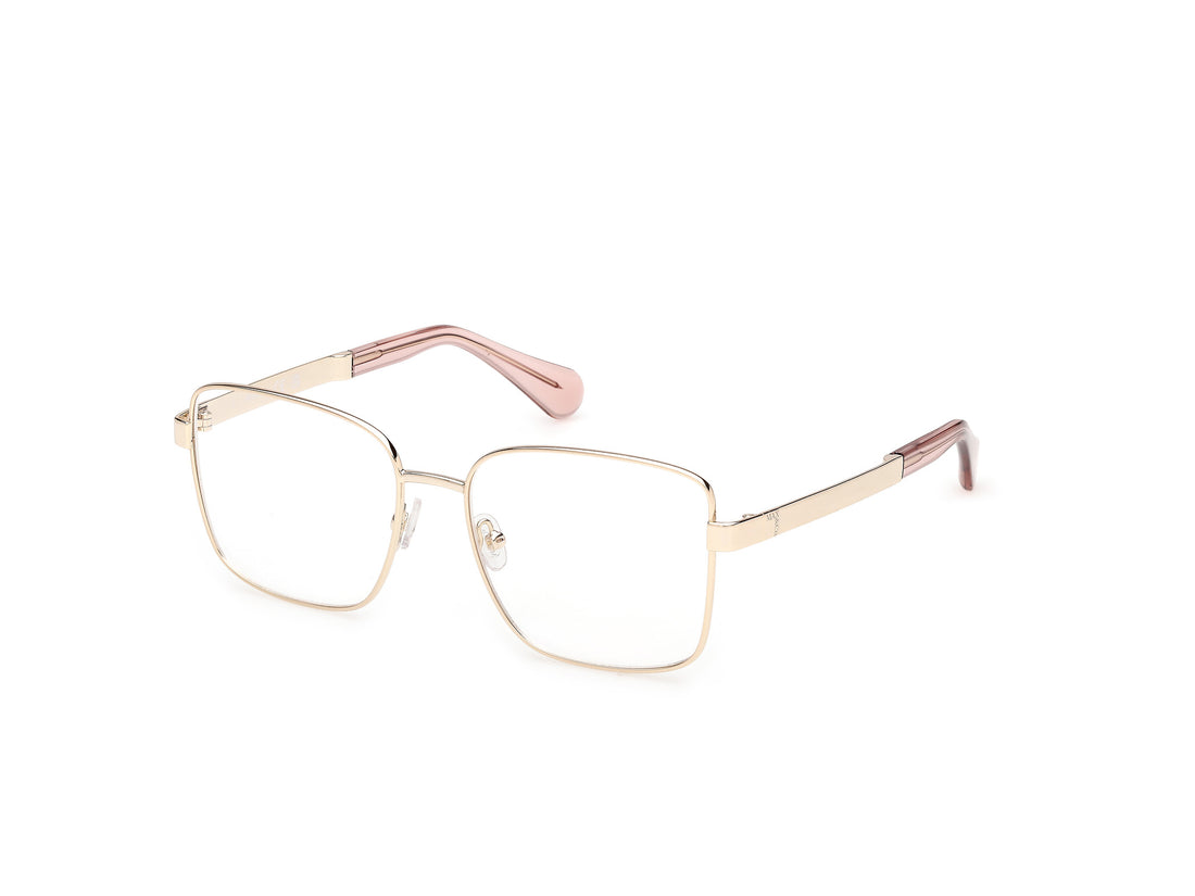Prescription glasses max &co mo5221 032 dorado square femenino size 54mm - Main view
